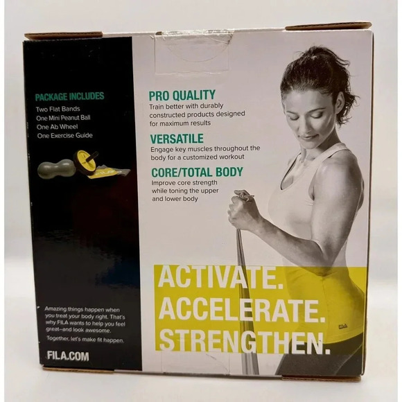 FILA Accessories Rock Solid Abdominal Trainer Kit 08-63267 New - Picture 2 of 4